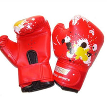 Load image into Gallery viewer, 1 Pair Kids Children Kickboxing Kick Box Training Punching Sandbag Sports Fighting Gloves MMA Boxing Gloves
