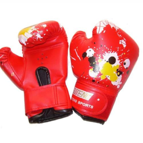 1 Pair Kids Children Kickboxing Kick Box Training Punching Sandbag Sports Fighting Gloves MMA Boxing Gloves