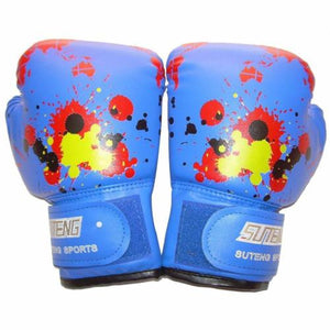 1 Pair Kids Children Kickboxing Kick Box Training Punching Sandbag Sports Fighting Gloves MMA Boxing Gloves