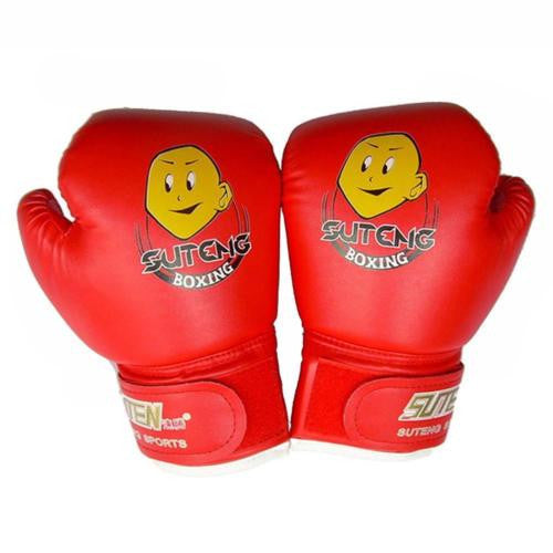 1 Pair Cartoon Durable Boxing Gloves Sparring Kick Fight Sport Training for Kids