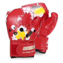 Load image into Gallery viewer, Fighting Gloves for Boy / Girls Strike Boxing Training Safety Gloves for Kids Map Boxing Gloves