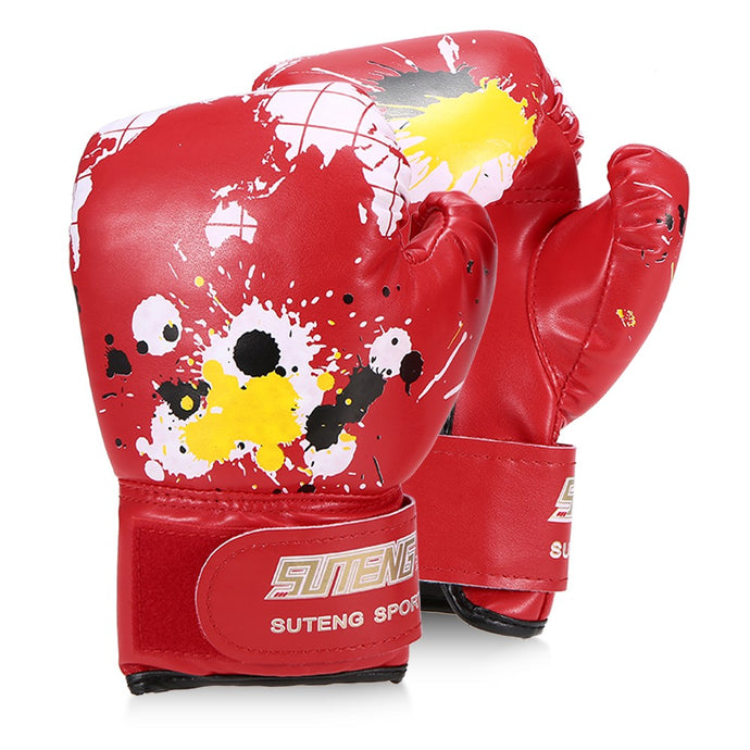 Fighting Gloves for Boy / Girls Strike Boxing Training Safety Gloves for Kids Map Boxing Gloves